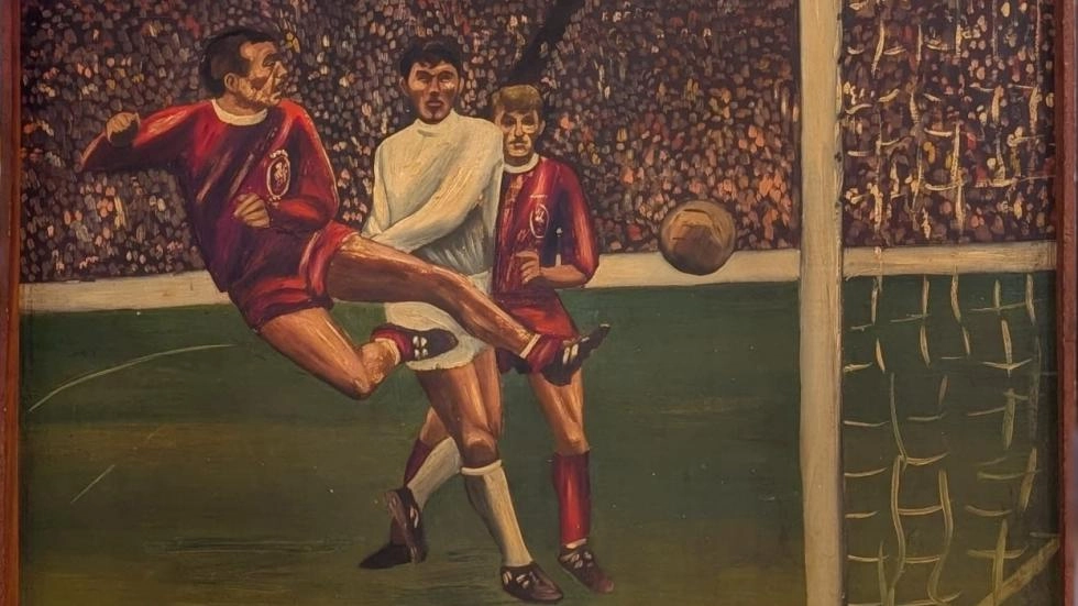 ภาพวาดที่เป็นเอกลักษณ์ของเรดส์ของ 1965 เอฟเอคัพ มอบให้กับพิพิธภัณฑ์ LFC