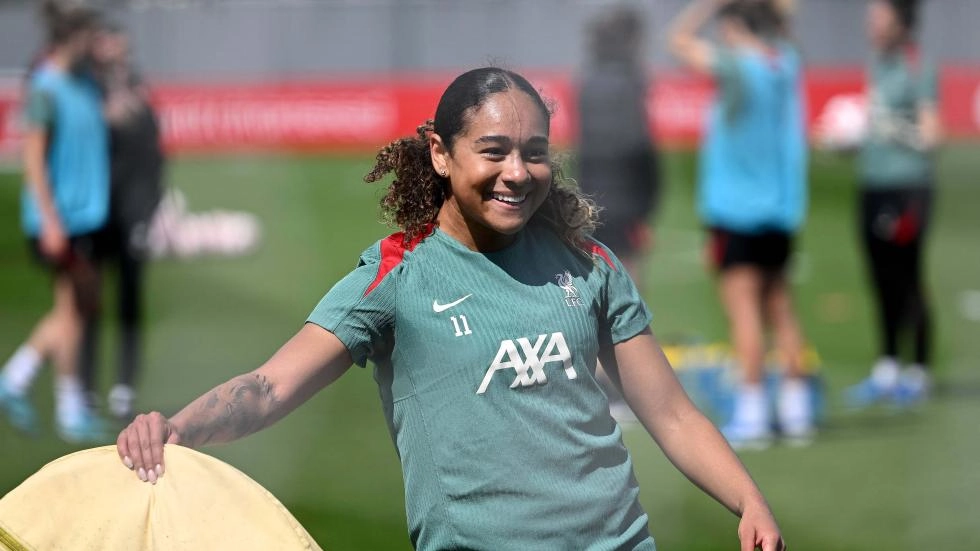 Training photos: Liverpool work towards Merseyside derby at Anfield