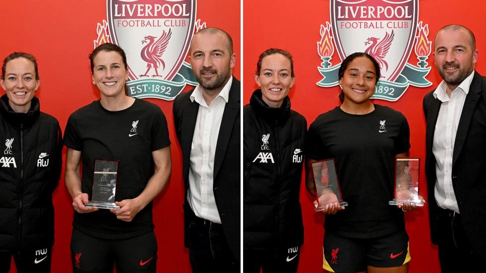 Fahey และ Smith รวบรวมรางวัลผู้เล่นปลายฤดูกาล LFC Women