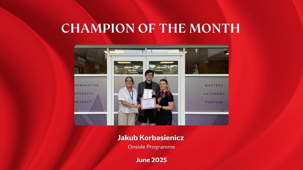 Champion of the Month June 2025