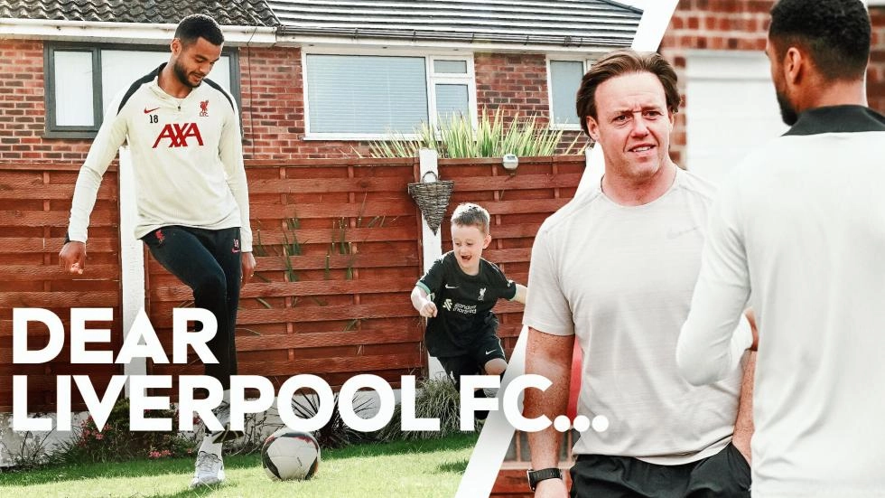 'Dear Liverpool': Watch Cody Gakpo and NIVEA MEN surprise 'father figure' Sean