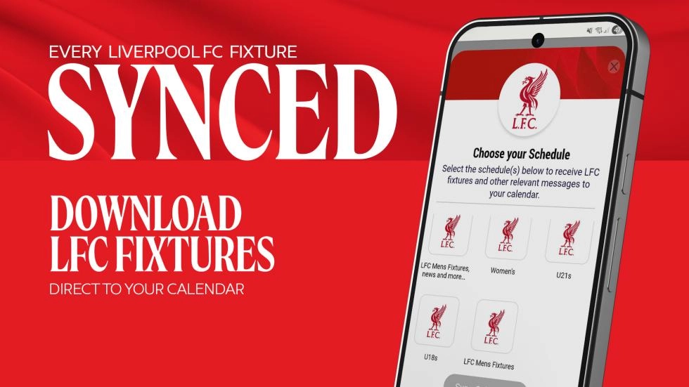 Download now: Never miss a match with the official LFC eCalendar