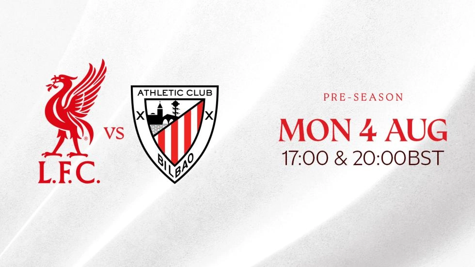 Live on Monday: Watch Liverpool's two games v Athletic Club