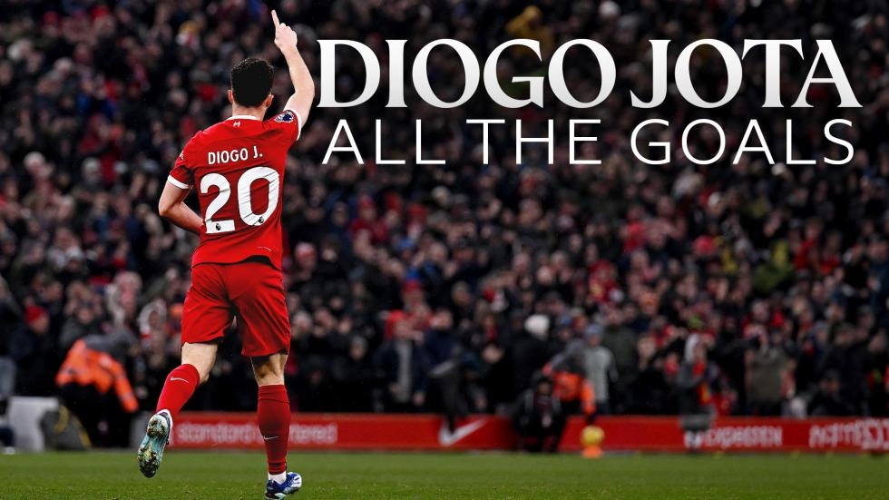 Watch all of Diogo Jota's 65 goals for Liverpool