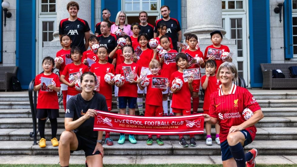 LFC Foundation host football sessions for young girls at special British Embassy event in Tokyo