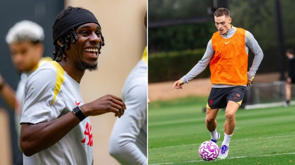 Training photos: Liverpool continue pre-season work on Friday