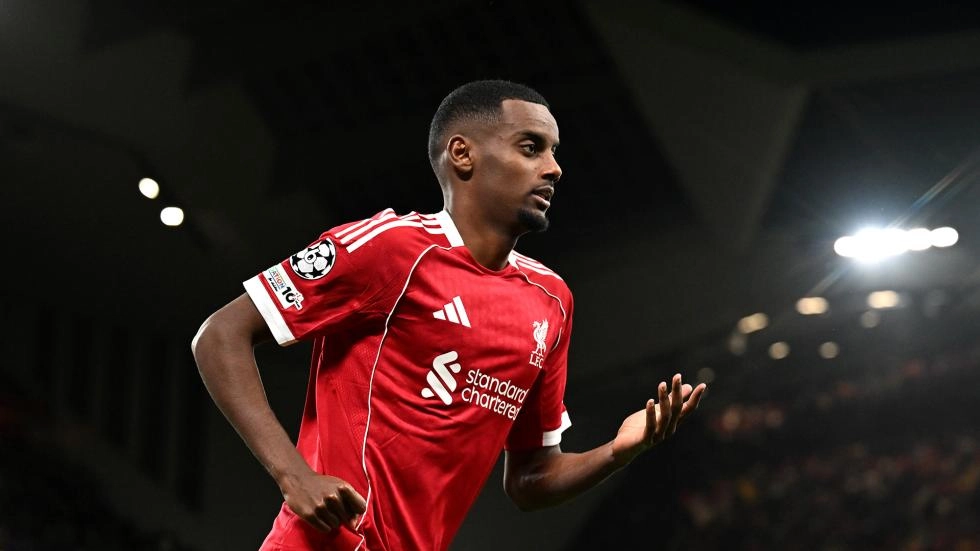 Alexander Isak masih belum cetak gol di Liverpool