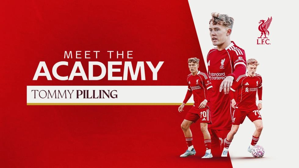 Meet the Academy: How Tommy Pilling continues to carry on his family's LFC legacy