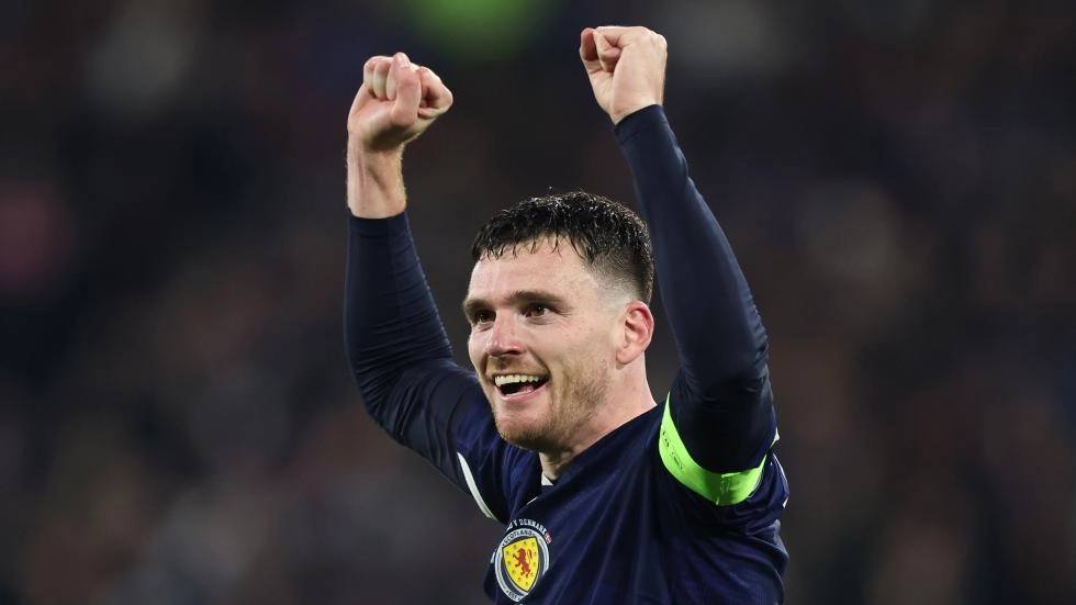 Internationals: Andy Robertson captains Scotland to World Cup qualification