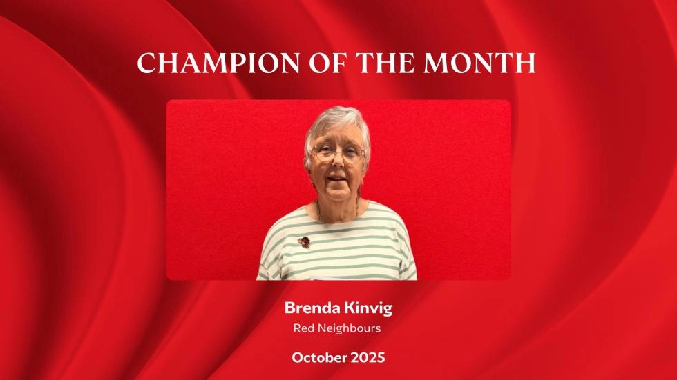 Photo of Brenda, October 2025 LFCF Champion of the month