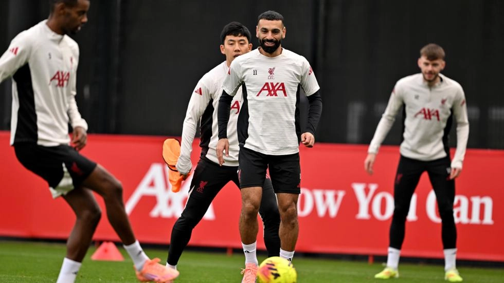 Training photos: Liverpool get set for Premier League trip to Manchester City