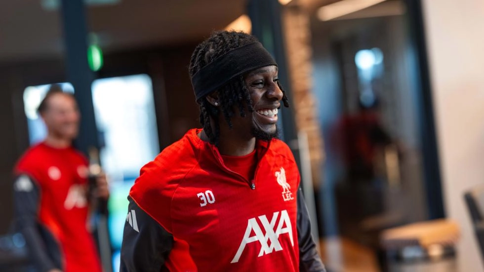 Fotos de entrenamiento: el Liverpool trabaja el viernes antes del viaje al Tottenham Hotspur