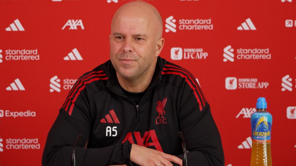 Jumat: Tonton konferensi pers pra-Crystal Palace Arne Slot secara langsung