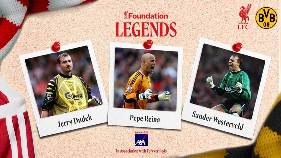 First three players confirmed for LFC Legends’ clash with Borussia Dortmund