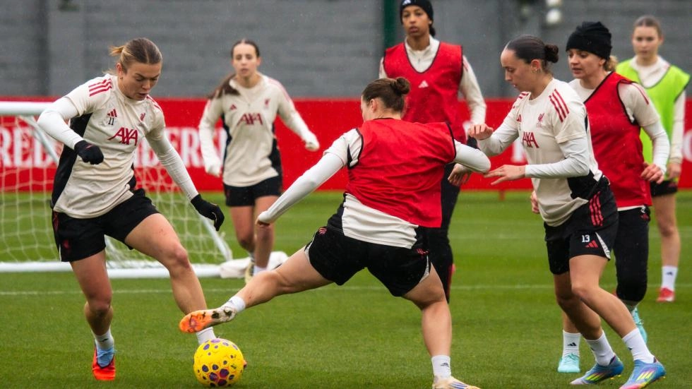 Training photos: Liverpool reconvene to gear up for WSL trip to Arsenal