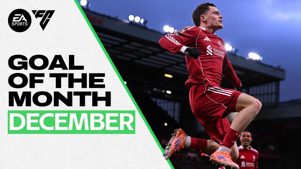 Florian Wirtz memenangkan penghargaan LFC Goal of the Month untuk bulan Desember