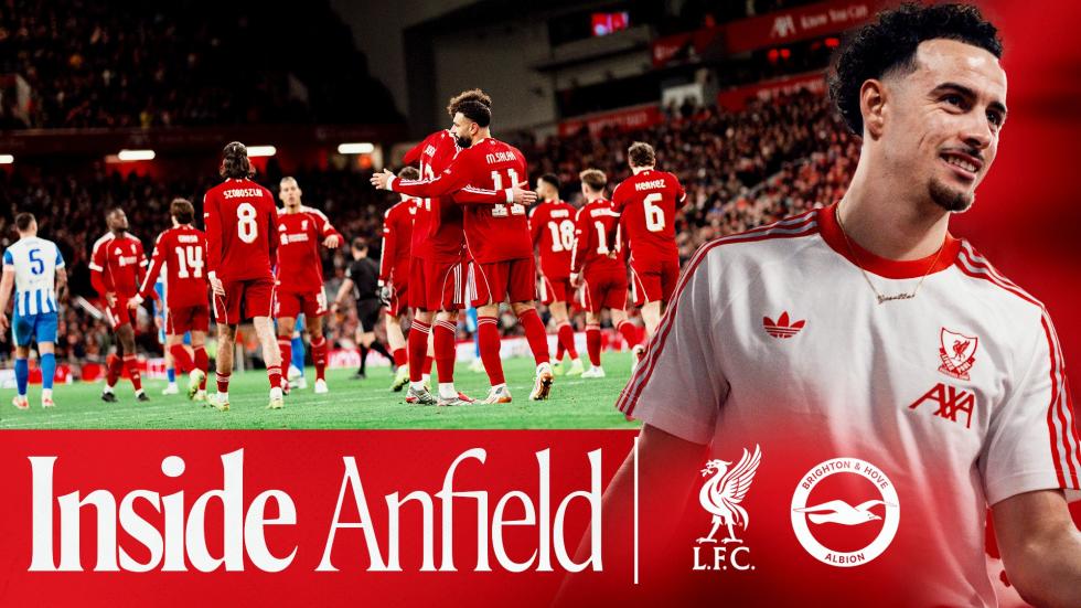 Di dalam Anfield: Rekaman baru dan di balik layar Liverpool 3-0 Brighton