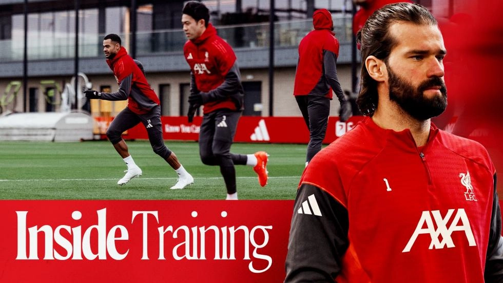 'Proper Liverpool weather!' - Inside Training as Reds get ready for Man City