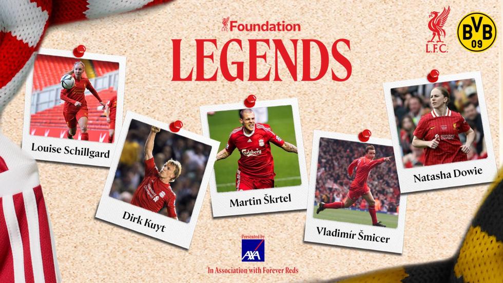 Lima tambahan lagi untuk skuad LFC Legends untuk pertandingan Borussia Dortmund