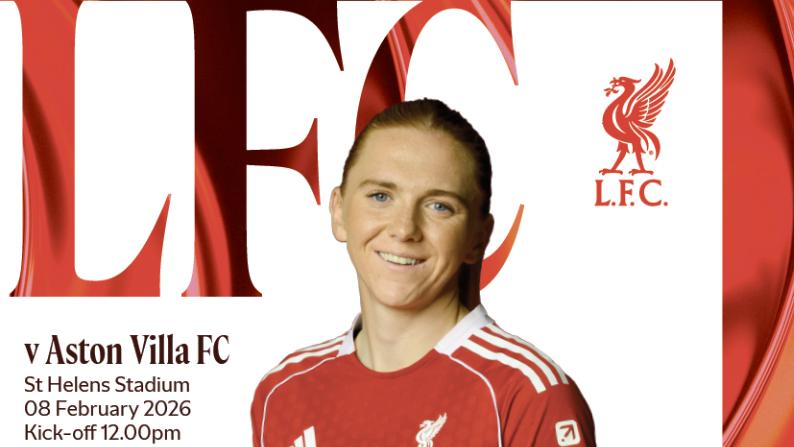 Dapatkan program pertandingan Liverpool FC Women v Aston Villa Anda