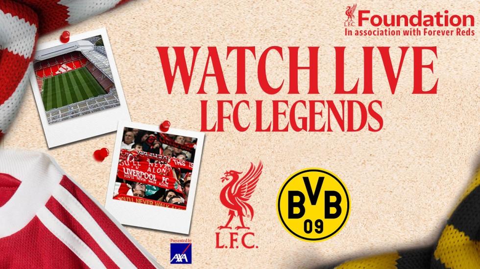 Sabtu: Saksikan Liverpool FC Legends v Borussia Dortmund Legends langsung dari Anfield