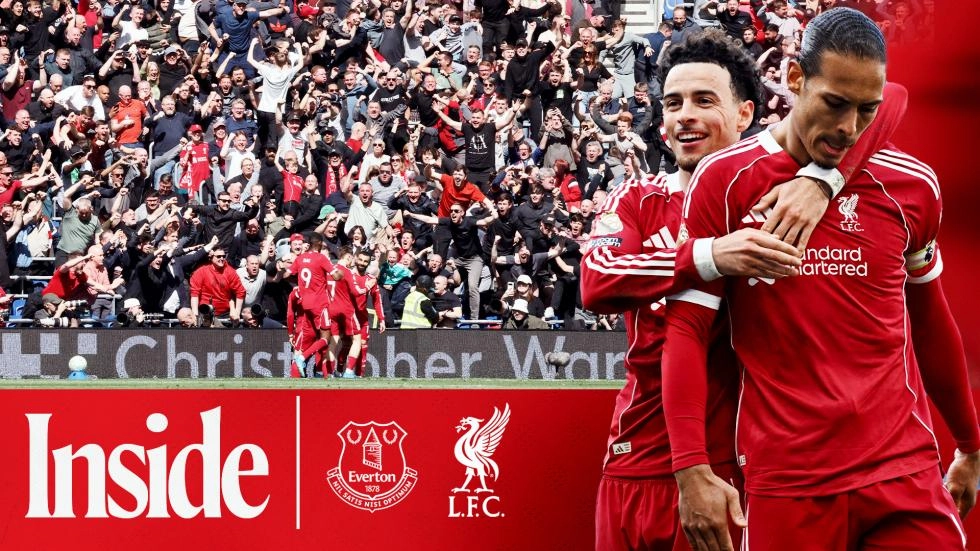 Inside: Unseen moments and away-end joy from Everton 1-2 Liverpool