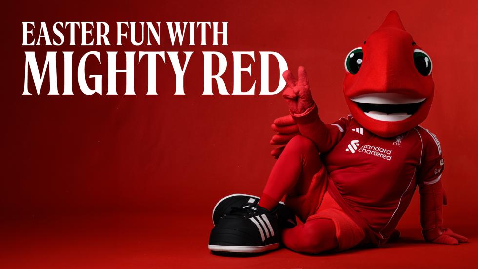 Temui Mighty Red di toko LFC setengah semester Paskah ini