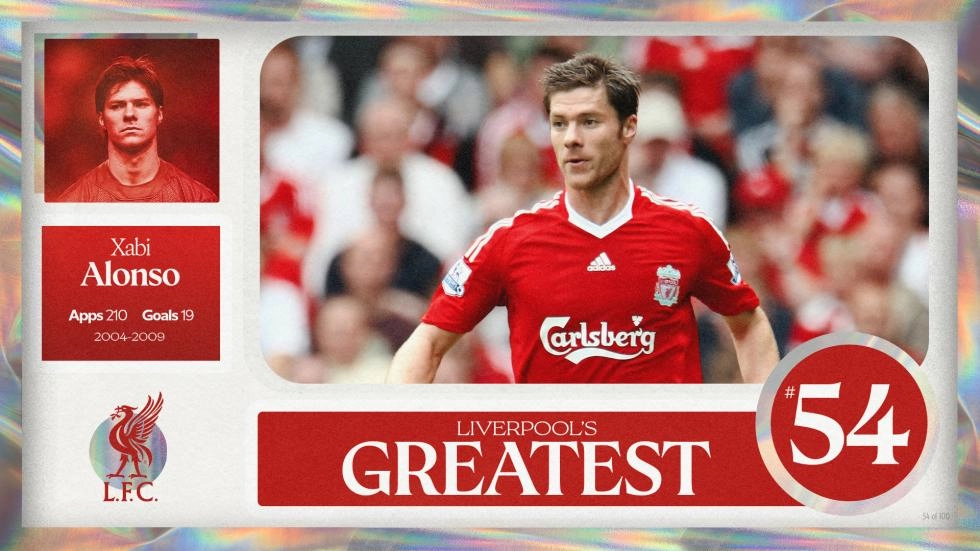 リバプール・グレイテスト-No.54: シャビ・アロンソ - Liverpool FC
