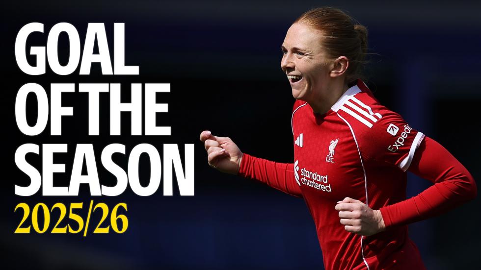 Upaya solo Everton Ceri Holland memenangkan Gol Wanita LFC Musim Ini