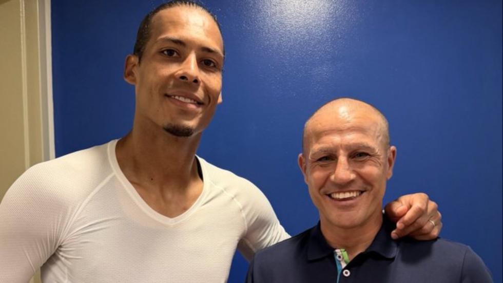 Legenda pertahanan: Virgil van Dijk bertemu dengan Fabio Cannavaro di New York