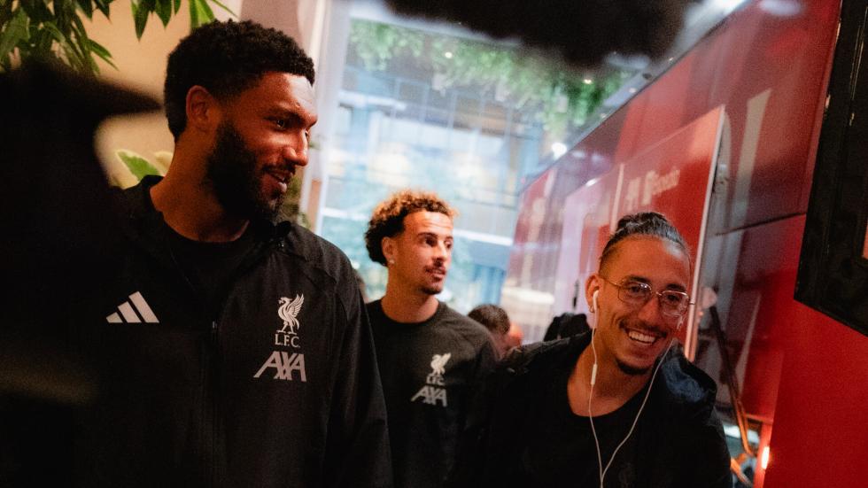 Skuad Liverpool mendarat di Nashville jelang persahabatan dengan Sunderland