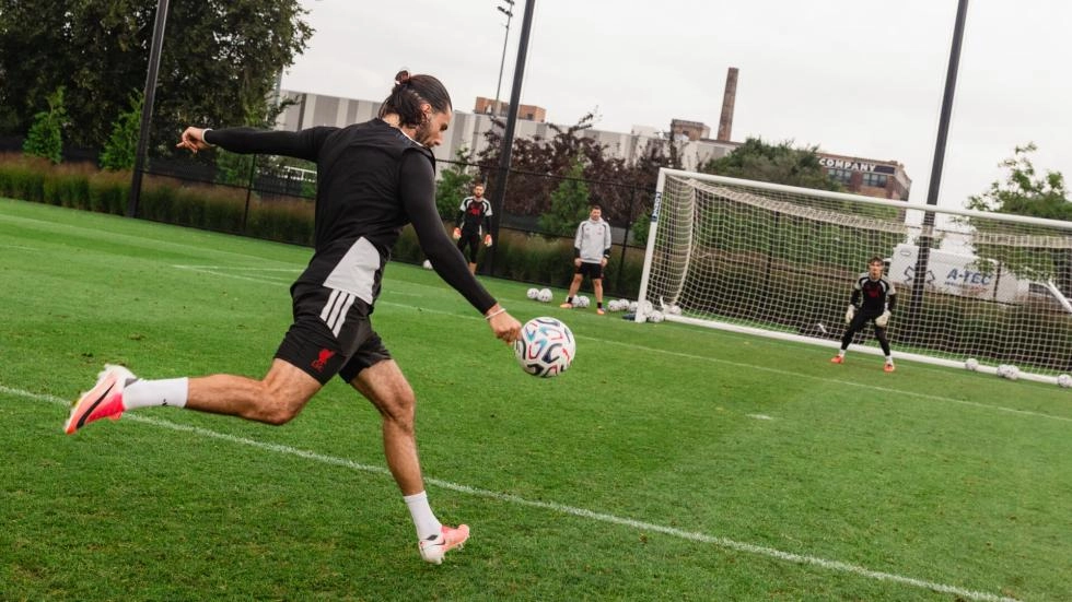 Photos: Liverpool's training session on penultimate day of time in the USA
