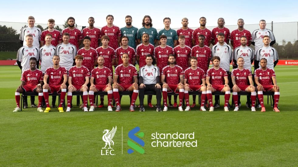 Liverpool's official men's squad photo for 2026-27 released