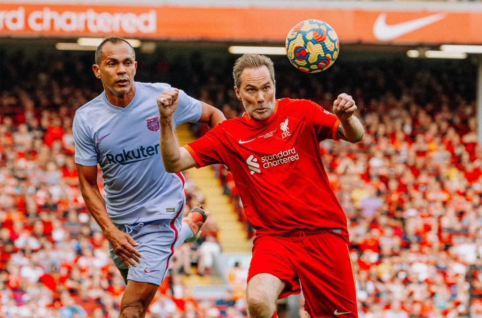 Liverpool FC Legends Take On Barça Legends At Anfield - Liverpool FC