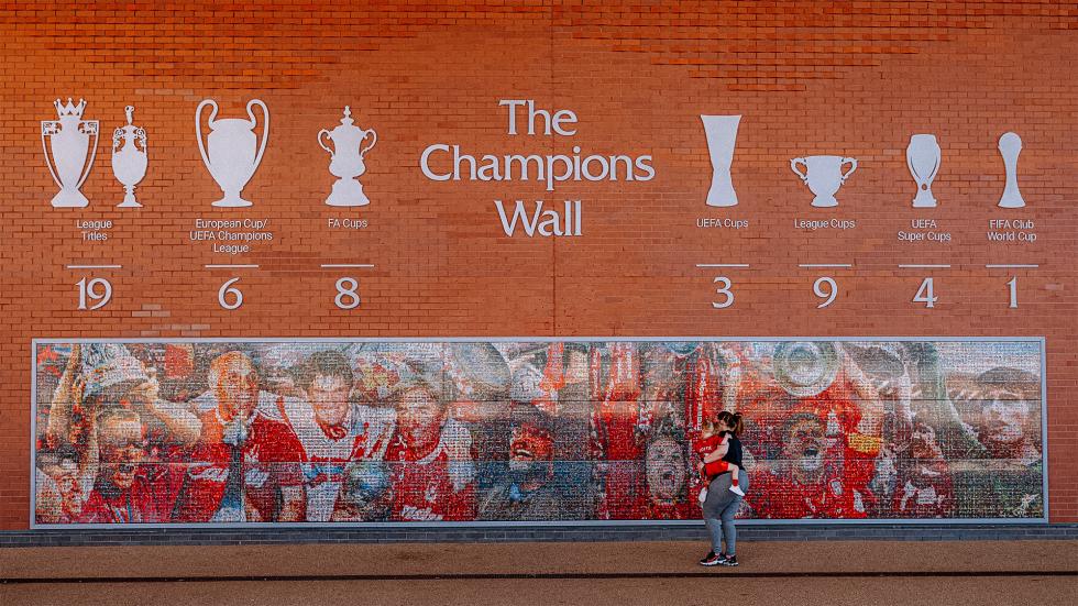 Champions Walls updated with FA Cup Liverpool FC