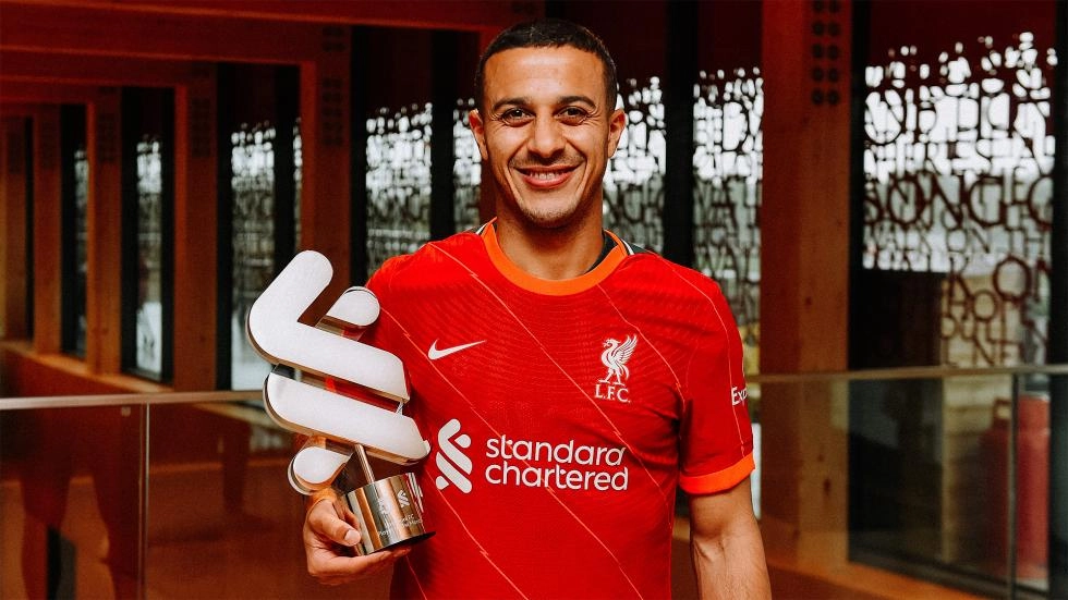 Thiago named April's Standard Chartered Player of the Month