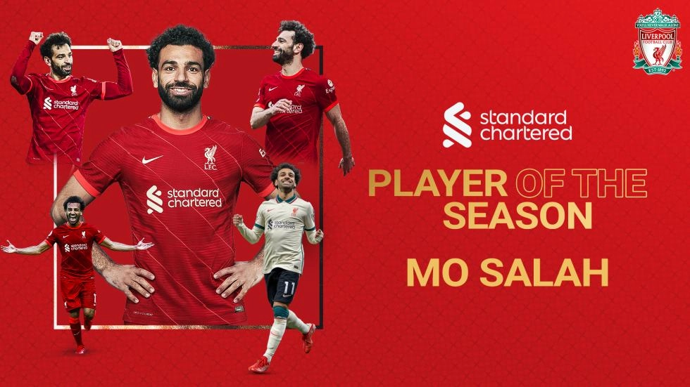 Mohamed Salah voted Liverpool's Men's Player of the Season
