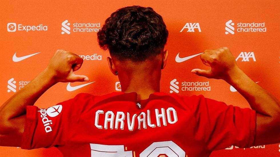 Fabio Carvalho's Liverpool shirt number revealed
