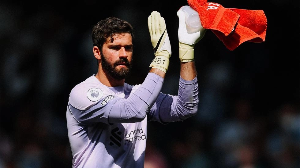 LIVERPOOL FC ALLISON BECKER HOME GOAL KEEPER JERSEY 2022/23