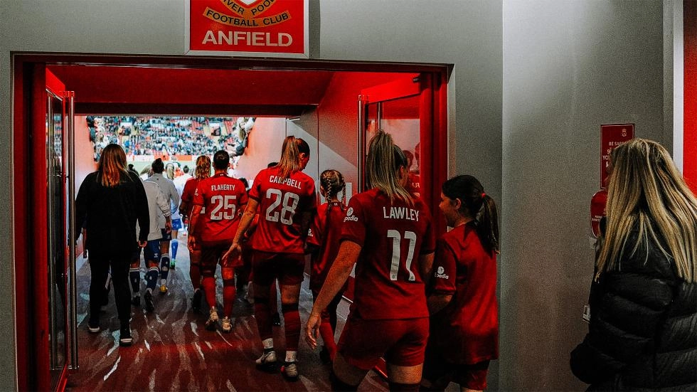 Inside Anfield: Behind the scenes of the women's derby