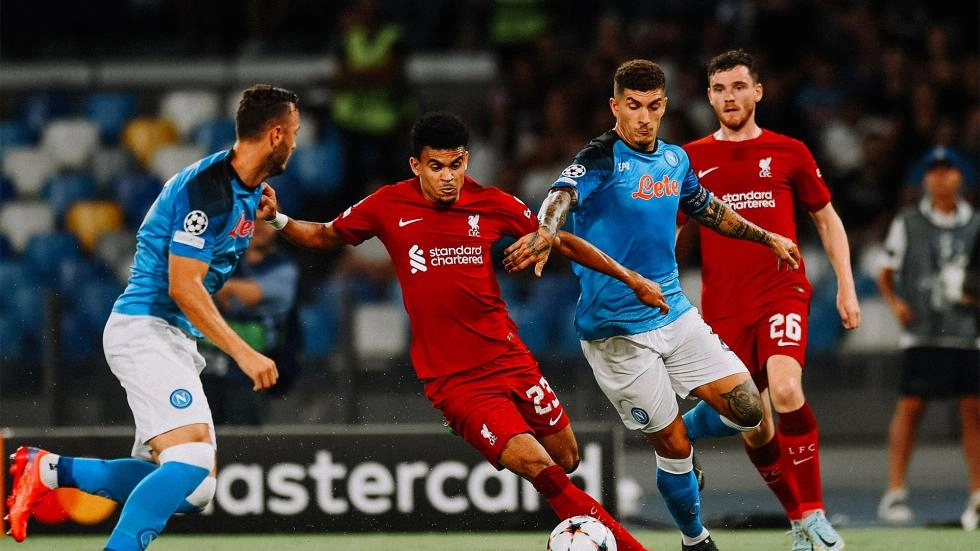 Reds defeated in Champions League opener at Napoli