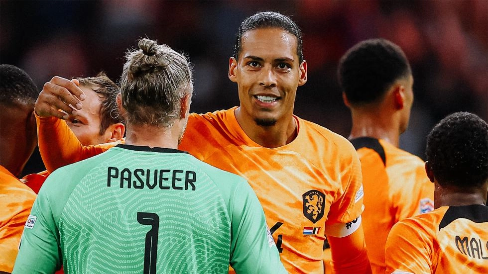 Virgil van Dijk scores Netherlands winner in Nations League