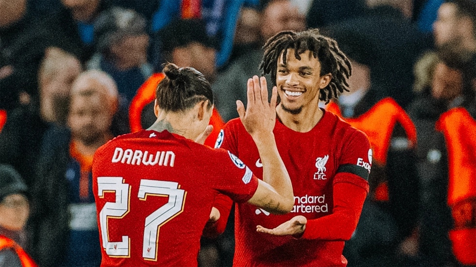 Report: Alexander-Arnold and Salah strike as Reds beat Rangers at Anfield