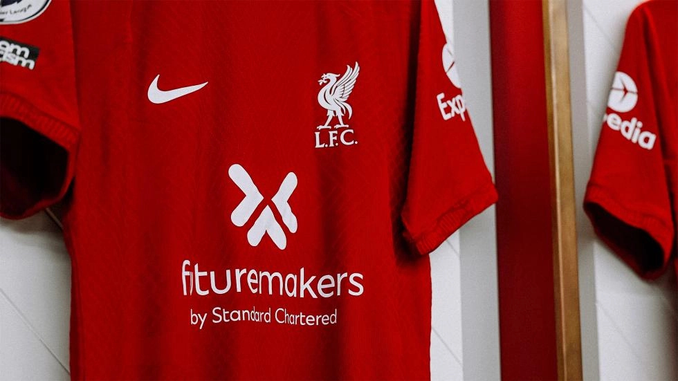 Bid now for LFC s signed limited edition Futuremakers by Standard Chartered shirts Liverpool FC