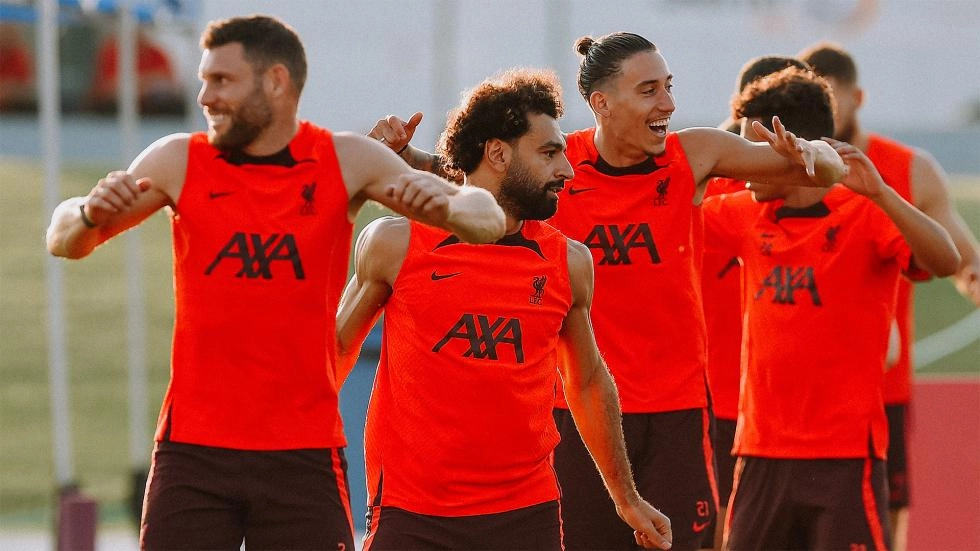 Inside Training: Rondos and games for Reds on day one in Dubai