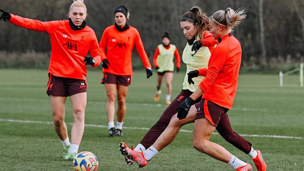 Photos: LFC Women in training ahead of West Ham clash