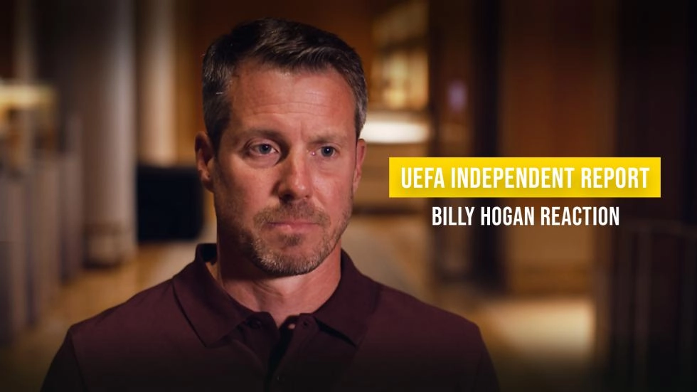 Billy Hogan's reaction to UEFA independent report on Paris events