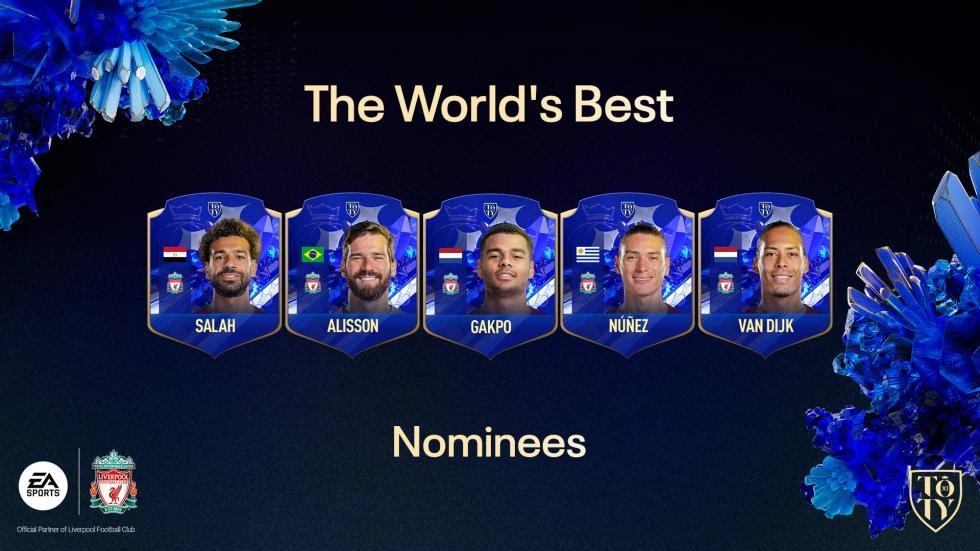 Five Reds nominated for the EA Sports Team of the Year