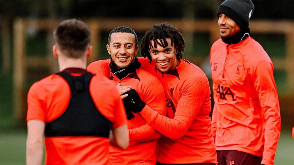 Photos: Liverpool continue Brighton preparations at AXA Training Centre