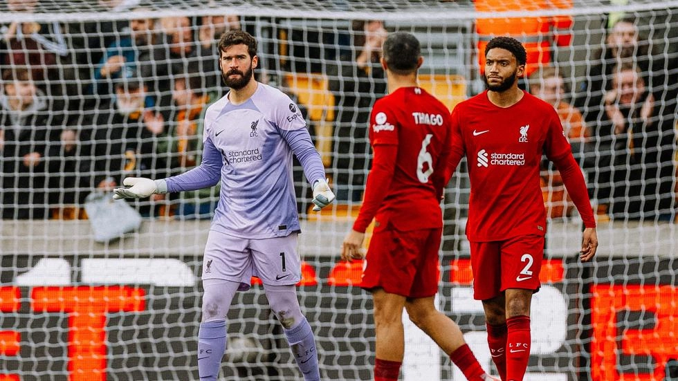 Alisson Becker assesses Reds' defeat at Wolves